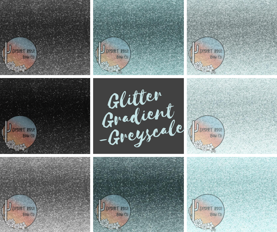 Glitter Gradient - Greyscale  Bundle