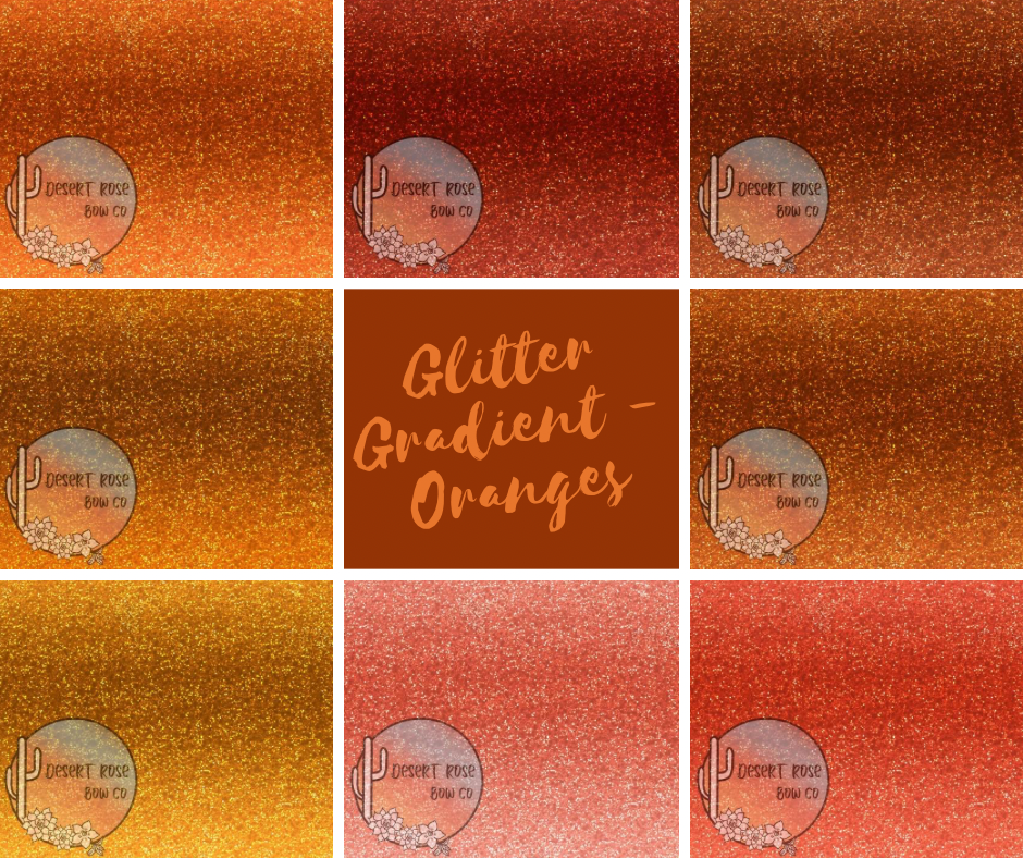 Glitter Gradient - Oranges Bundle