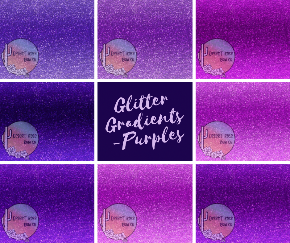 Glitter Gradient - Purples Bundle