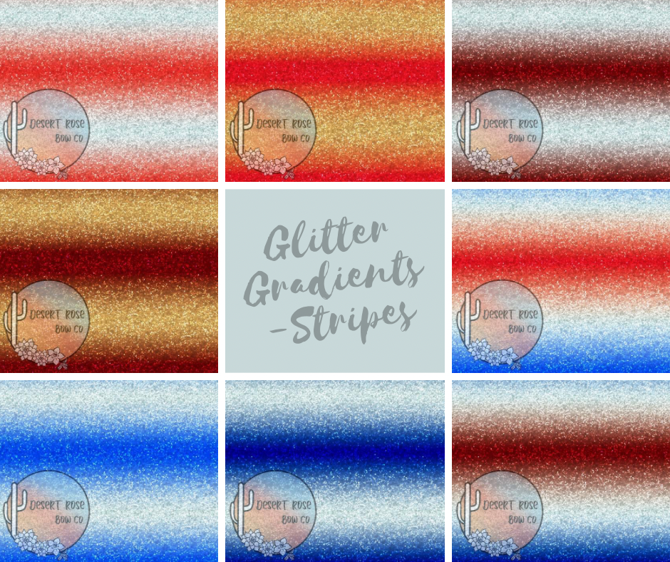 Glitter Gradient - Stripes Bundle